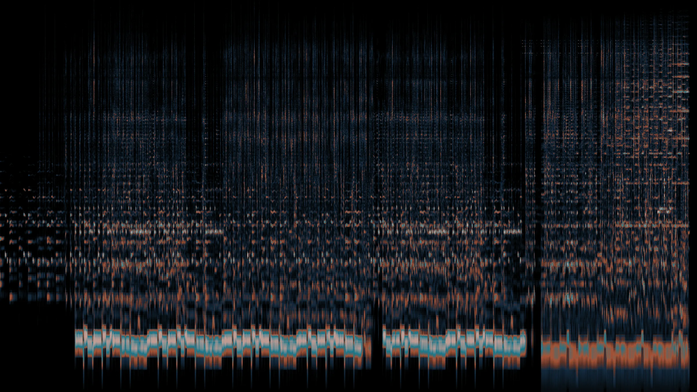 Where You Been?: the whole song as one spectrogram