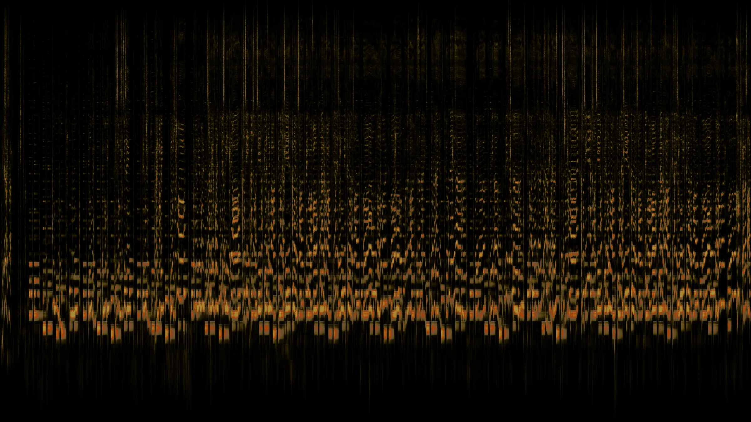 The Best Part (feat. Mallika Walia): the whole song as one spectrogram, time left to right, frequency bottom to top