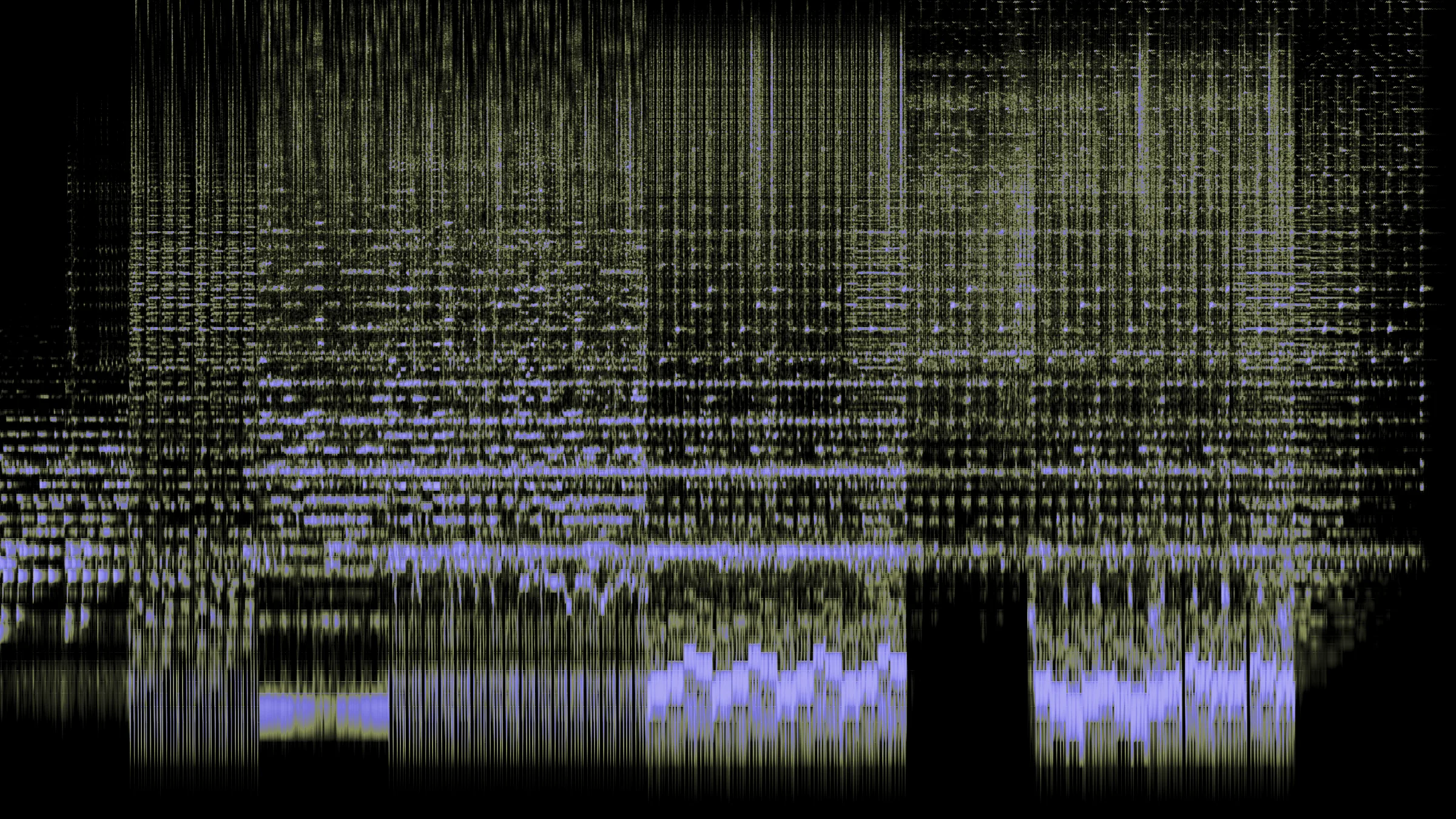My Heart Tends to Break: the whole song as one spectrogram