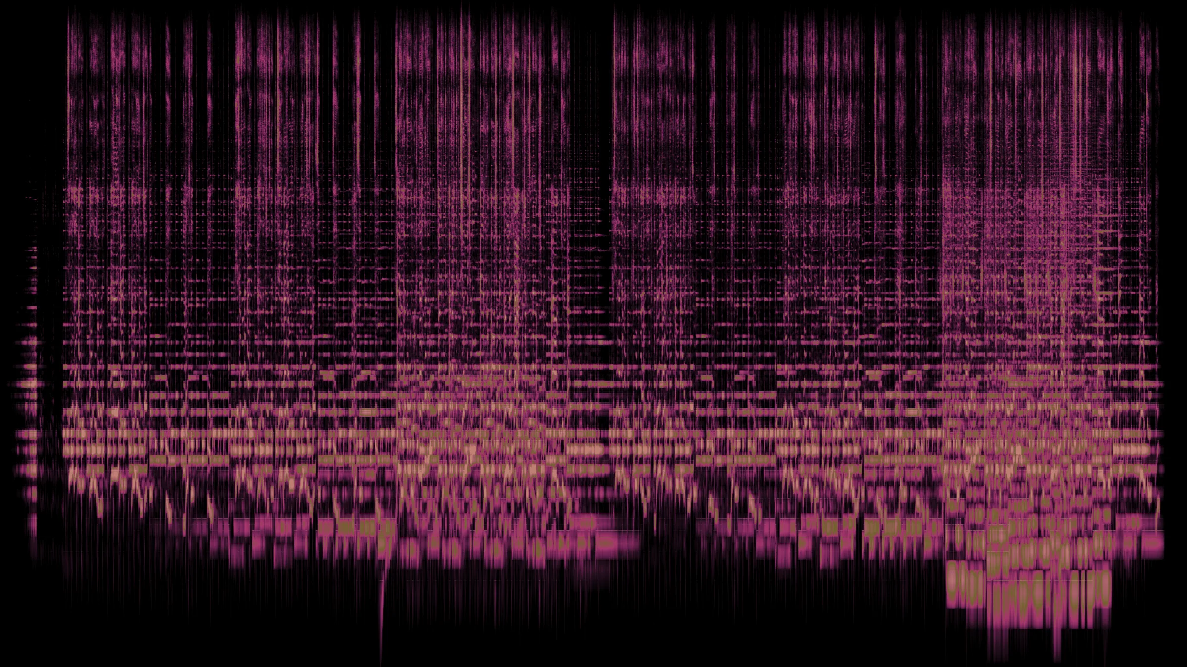 Sorry I Have to Go: the whole song as one spectrogram