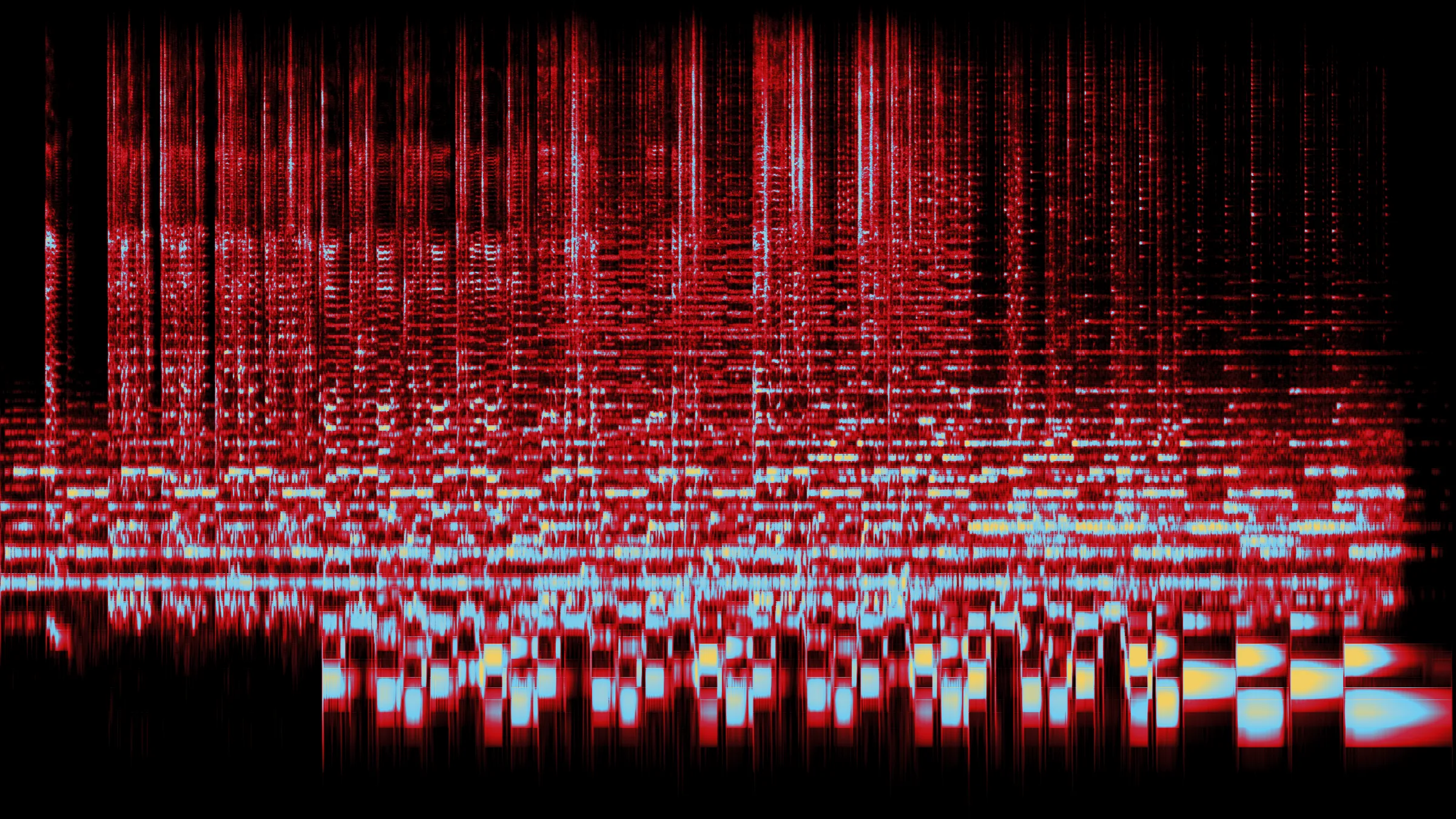 Poor Boy (feat. Ari Pluznik): the whole song as one spectrogram